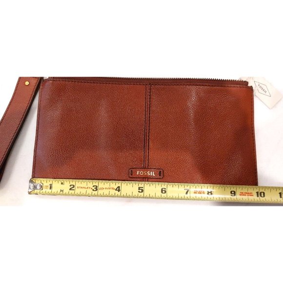 Fossil Liv Wristlet Medium Brown 10"x5" NWT - Picture 6 of 7
